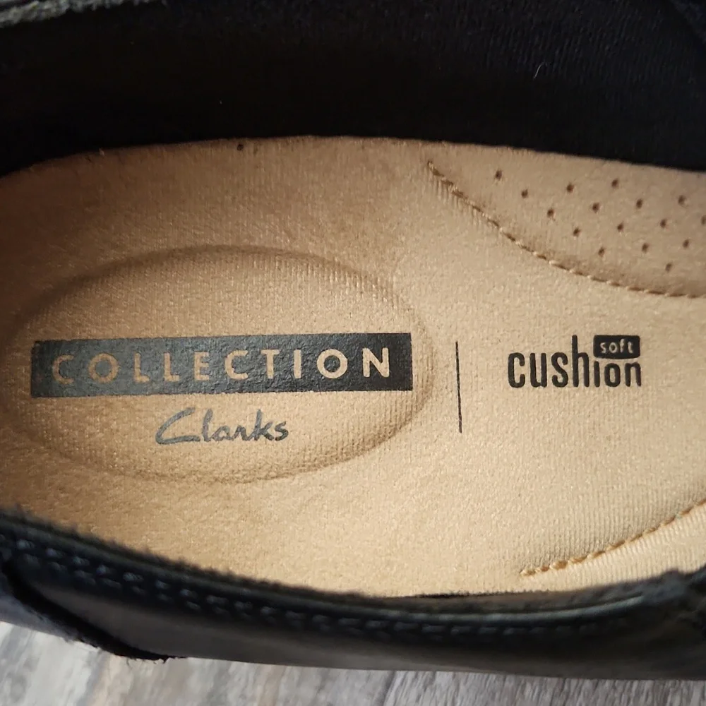 Clarks Originals Womens Emslie Warren Black Slip On Booties Size‎ 11N Neutral
